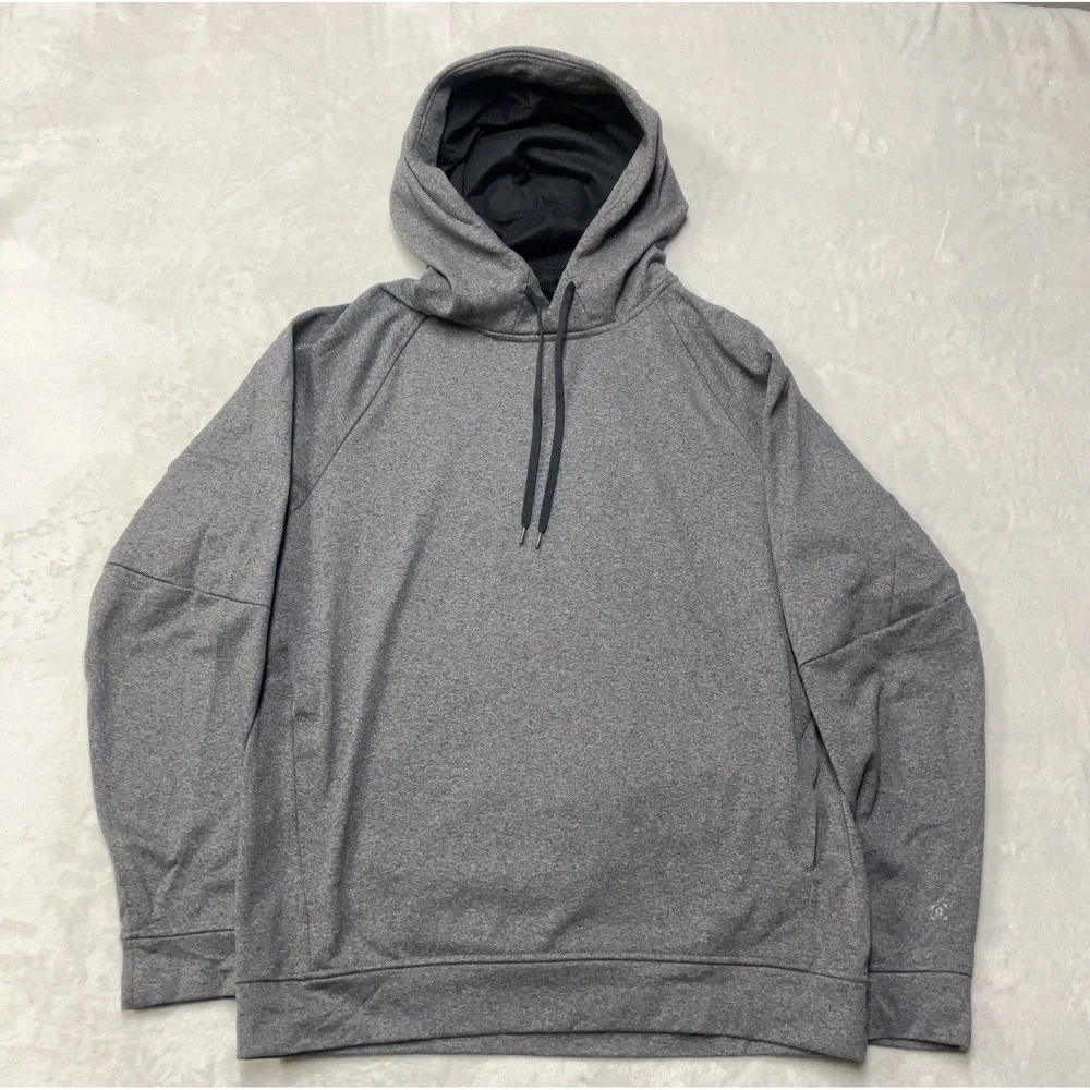 Lululemon City Sweat *Thermo Pullover Hoodie Sweatshirt M3BC1S Gray Mens M
